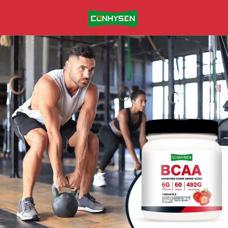 BCAA en polvo: apoyo rápido para los músculos. Polvo pre-entrenamiento para gimnasio, para adultos, mujeres y hombres