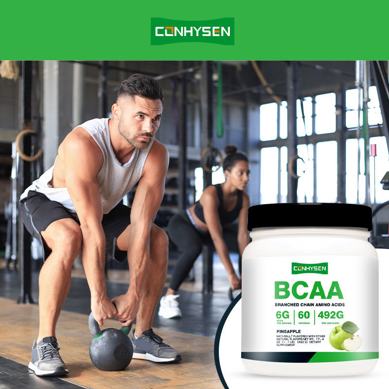 BCAA en polvo para la salud Nutrición deportiva apoya el crecimiento muscular Bebida energética