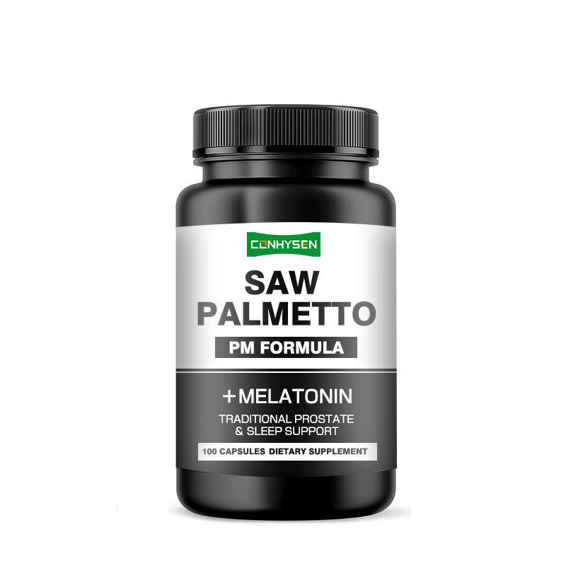 Fórmula PM para el soporte tradicional de la próstata con Saw Palmetto y Melatonina