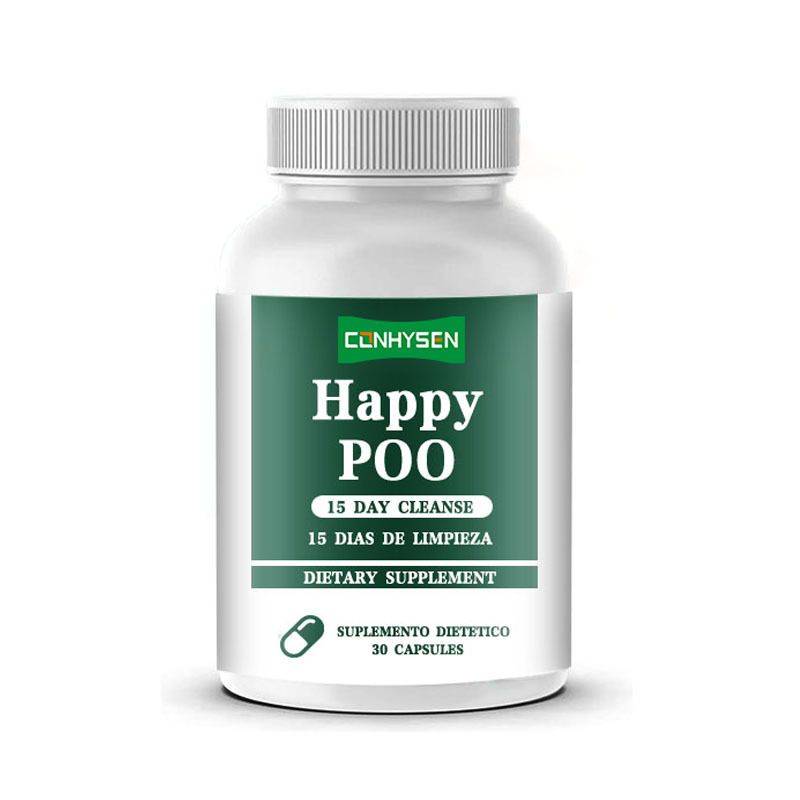 Cápsulas de 15 días de limpieza Happy Poo Reducen la hinchazón y el estreñimiento Productos para adelgazar
