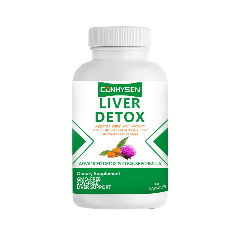 Productos para adelgazar Las cápsulas de desintoxicación hepática apoyan la función de limpieza del hígado No OGM