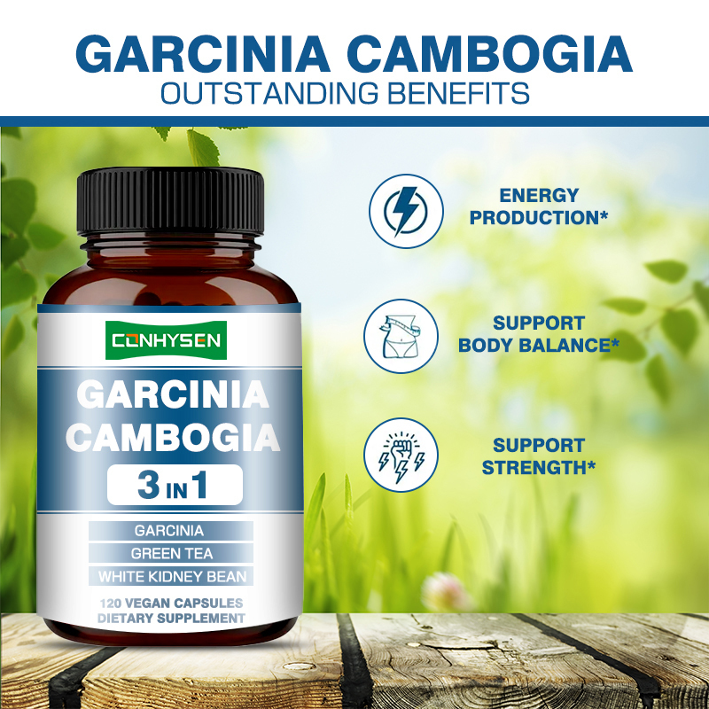 Premium Custom Garcinia Cambogia Capsules Suplemento de frijoles blancos para la producción de energía