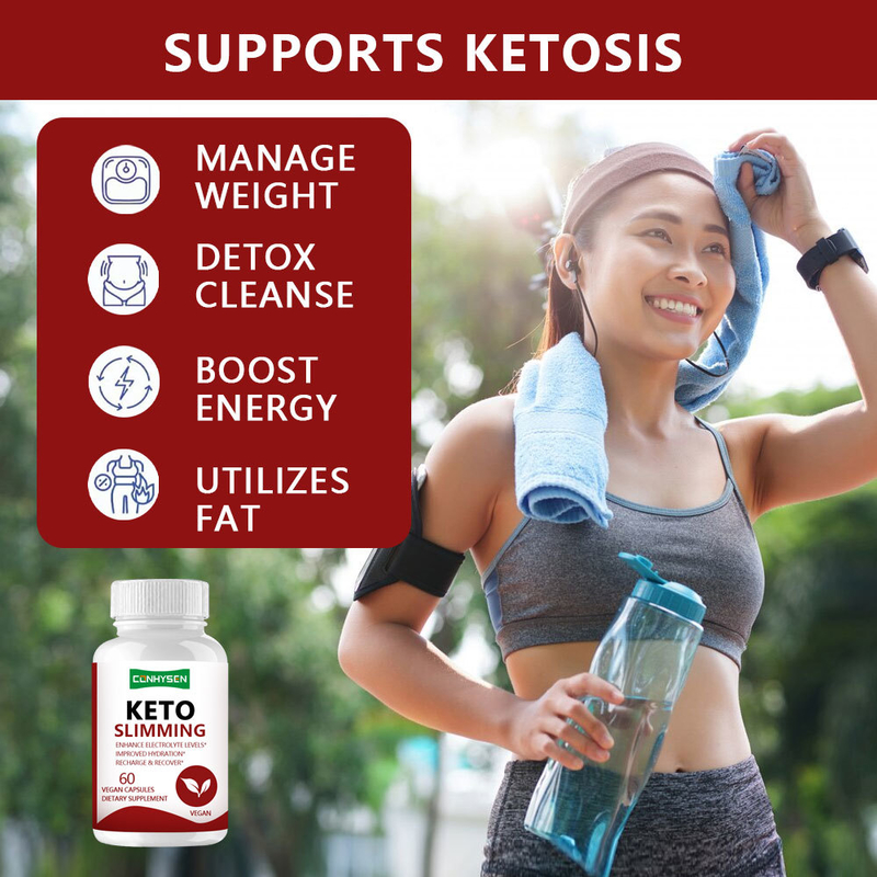 Cápsulas de Keto para el control de peso Bhb Cetonas quemador de grasa para mujeres Cápsula para bajar de peso