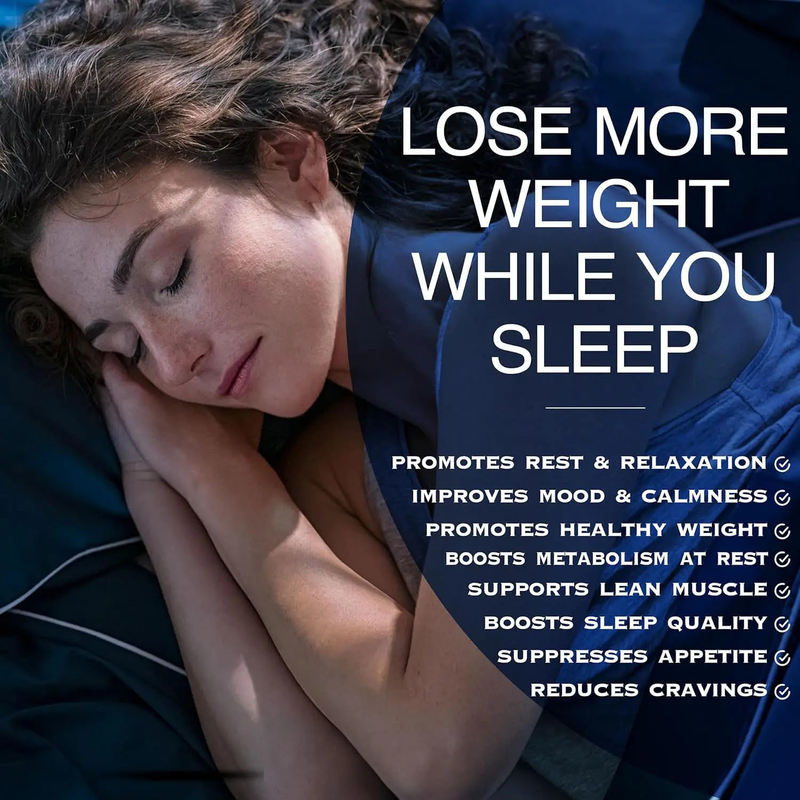 Quemador de Grasa Nocturno Personalizado: Quema Grasa Abdominal, Mejora la Calidad del Sueño, Aumenta el Metabolismo Mientras Descansas