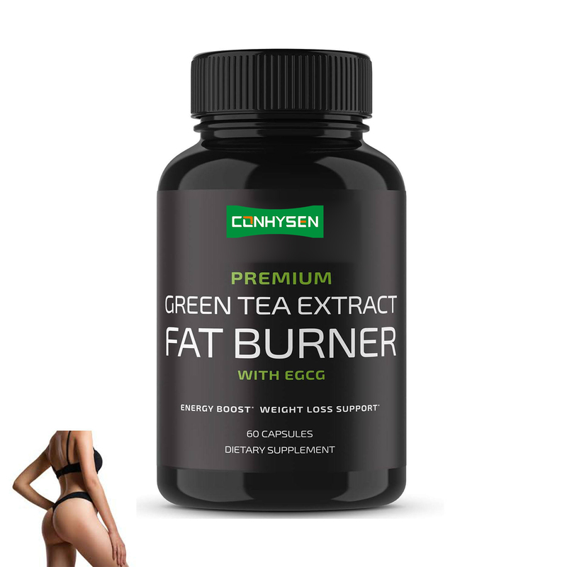 OEM ODM cápsulas quemadoras de grasa, píldoras de té verde para mujeres y hombres cápsulas de estómago plano