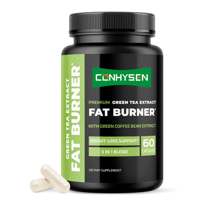 Combinación de quemador de grasa 5 en 1 de primera calidad con extracto de té verde Garcinia Cambogia Cetonas de frambuesa Apoyo natural para la pérdida de peso