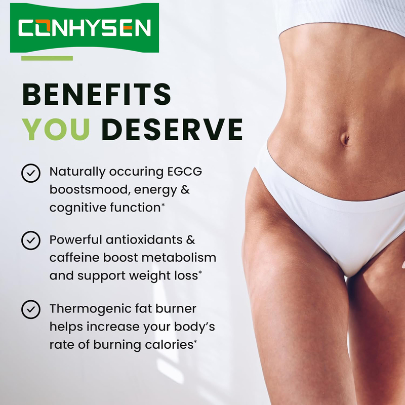 Combinación de quemador de grasa 5 en 1 de primera calidad con extracto de té verde Garcinia Cambogia Cetonas de frambuesa Apoyo natural para la pérdida de peso