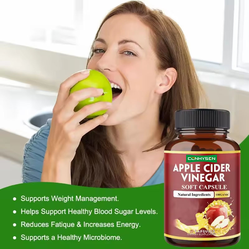 Wellbody OEM/ODM Fábrica de Etiqueta Privada Suministra Cápsulas de Vinagre de Sidra de Manzana KETO Orgánico Natural Halal para Dar Forma al Cuerpo