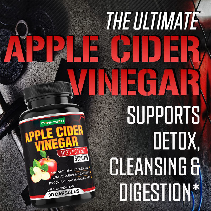 Cápsulas Slim Personalizadas Pastillas para Adelgazar Cápsulas de Vinagre de Sidra de Manzana Súper para la Quema de Grasa