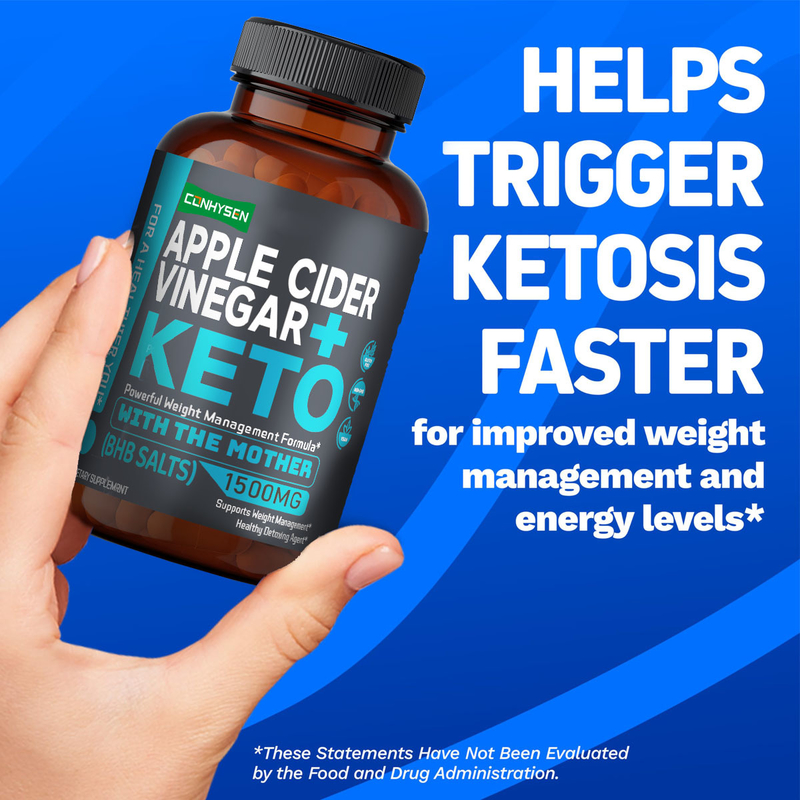 OEM ODM Keto Boost Vinagre de sidra de manzana BHB sales cápsulas para la quema de grasa y el apoyo a la cetosis-su compañero perfecto keto