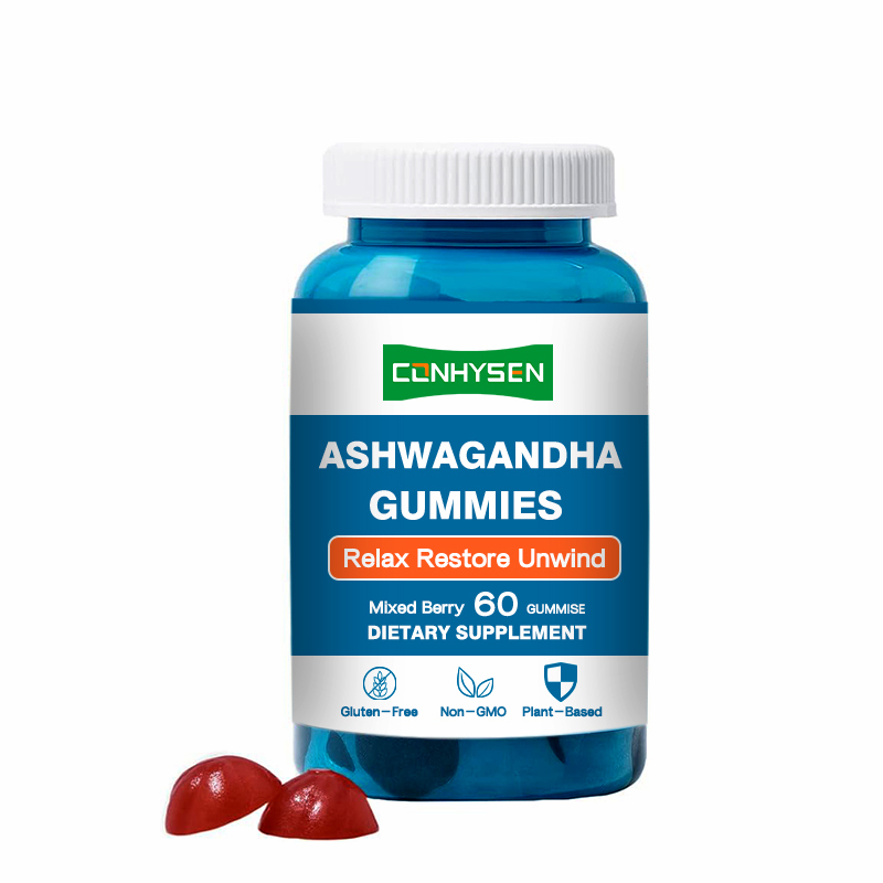 Gomitas de Ashwagandha con Vitamina D2 para Reforzar el Sistema Inmunitario, 18 Meses de Vida Útil