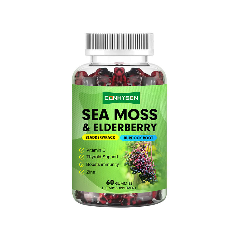 Gomitas de Musgo Marino con Vitamina C y Zinc Proveedor de Fábrica para Apoyo Antioxidante