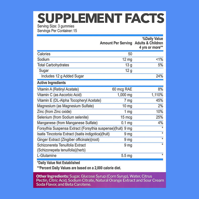 Vitamina C Gummies Fabrica Personalización Apoyo a la piel sana producto de belleza