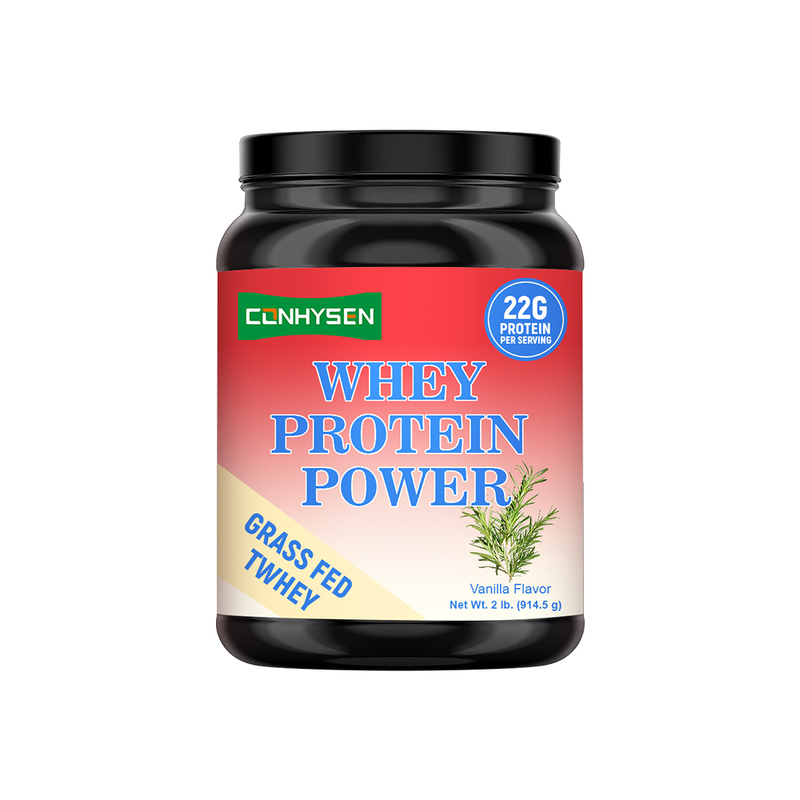 Proteína de suero de leche energía hierba alimentada Tri mezcla proteína apoya el crecimiento muscular