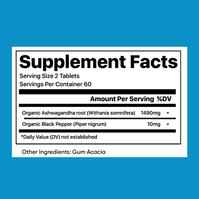 Formula de absorción mejorada con ashwagandha orgánico y pimienta negra precio al por mayor