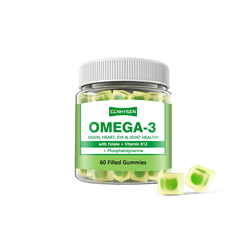 Gomitas Omega 3-6-9 más vendidas para niños y adultos Suplemento vitamínico para el cerebro y el corazón Suplementos de DHA para adolescentes