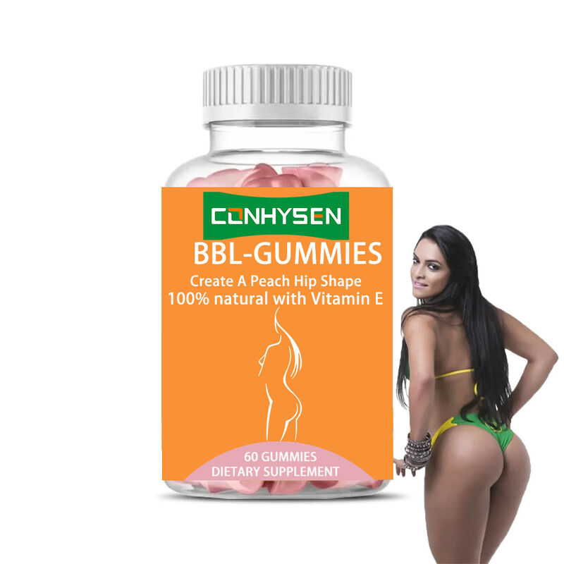 Gomitas BBL de marca privada OEM, gomitas para el aumento de glúteos y caderas para adultos. No apto para niños ni mujeres embarazadas.