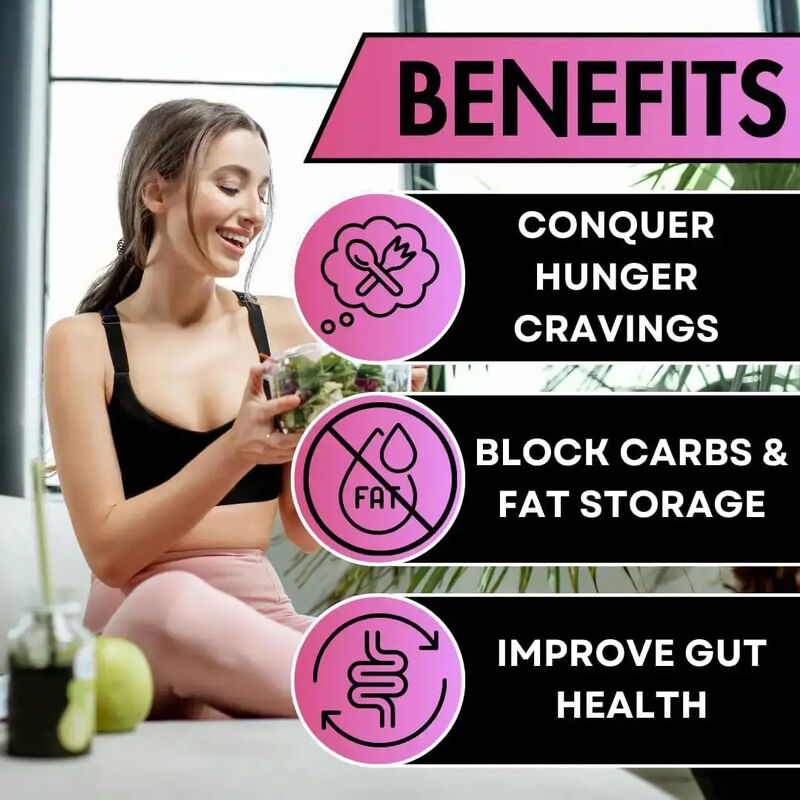 OEM/ODM quemador de grasa natural para adultos, soplador de grasa adelgazante cápsula supresor del apetito y pérdida de peso suplemento dietético de fibra