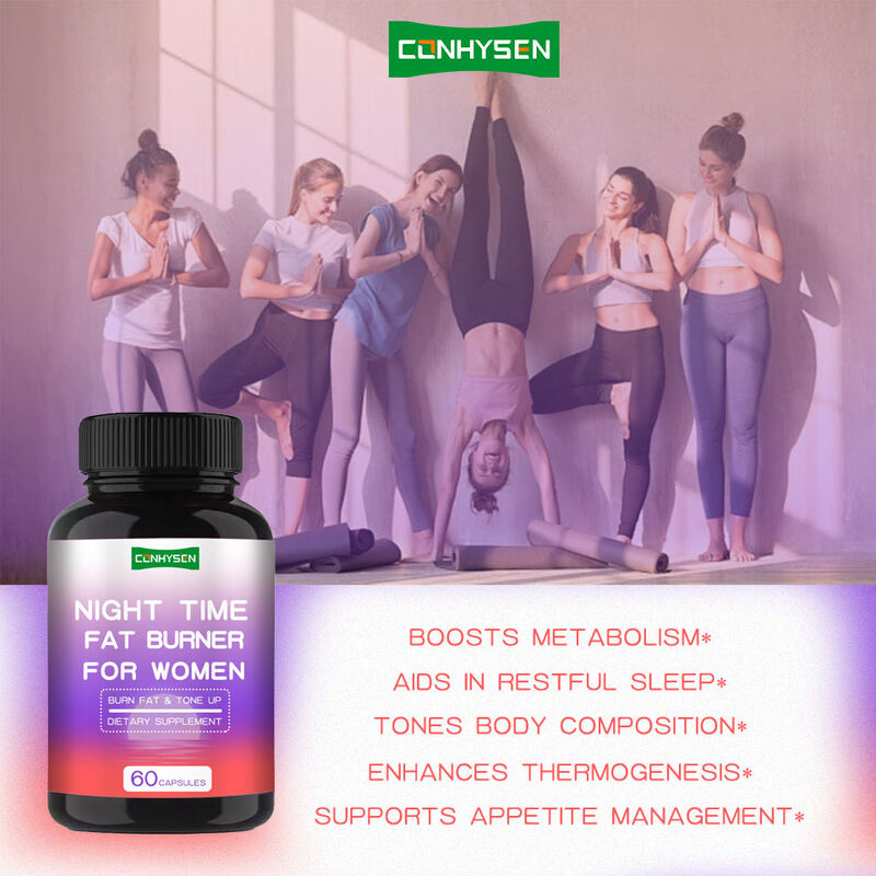 Suplemento quemador de grasa de pérdida de peso efectiva, cápsulas para perder peso, quemador de grasa nocturno para mujeres, suplemento en cápsulas