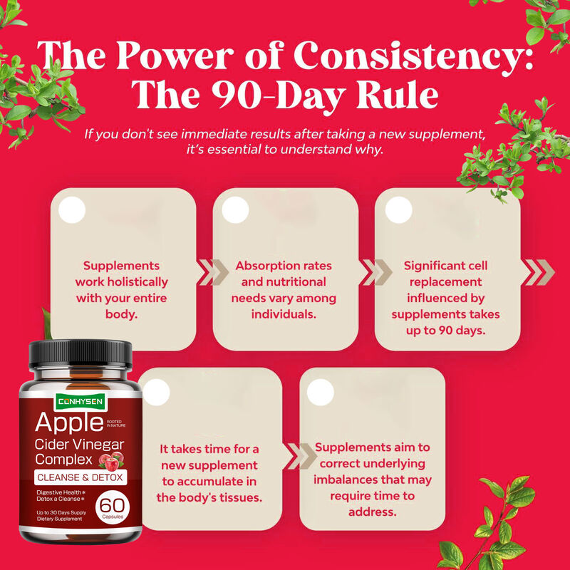 Control de peso de alta calidad Vegano Vinagre de sidra de manzana complejo cápsulas quemador de grasa promover la digestión