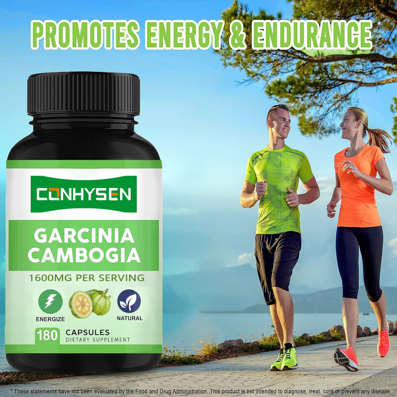 Suplemento dietético de alta calidad Garcinia Cambogia pura cápsulas promueve la energía y la resistencia