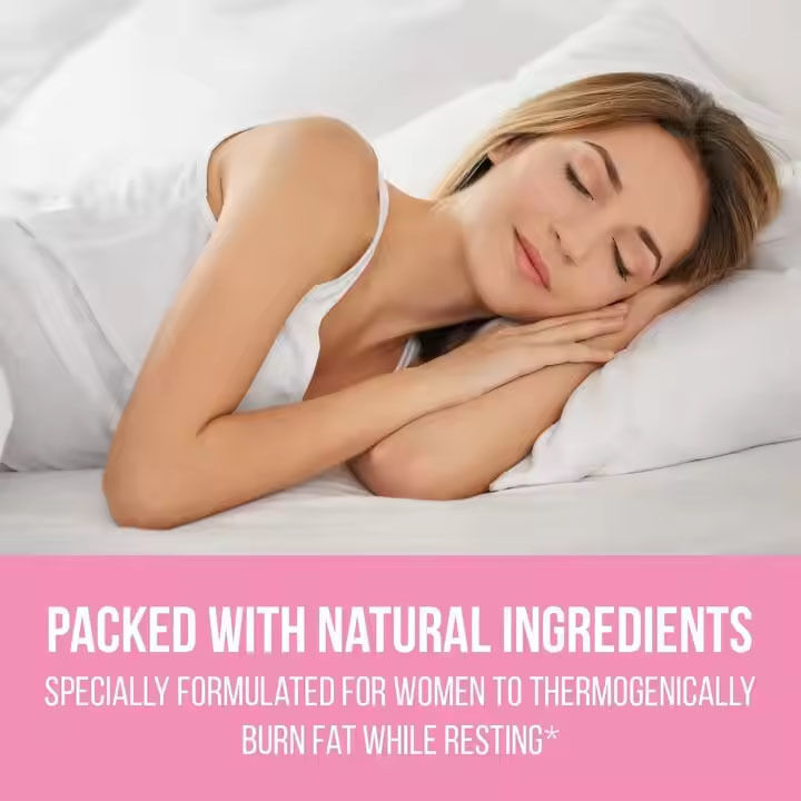 Cápsulas quemagrasas nocturnas con extracto de frijol blanco para aumentar el metabolismo y el apoyo muscular femenino