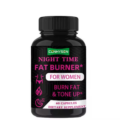 Sabor personalizado cápsulas de pérdida de peso nocturna desintoxicación limpieza de grasa quemadores de suplementos