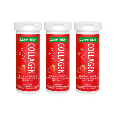 Suplemento de belleza Comprimidos efervescentes de colágeno con vitamina C para blanquear la piel