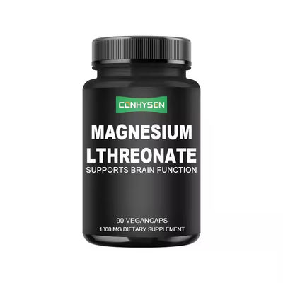 Las cápsulas de magnesio de sabor personalizado con L-treonato aumentan la energía de la atención médica