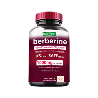 Berberina de alta pureza cápsulas extracto de planta de potencia apoyo inmunológico