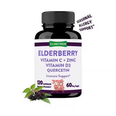 Las cápsulas de arándano con extracto de quercetina de vitaminas C apoyan la salud inmune