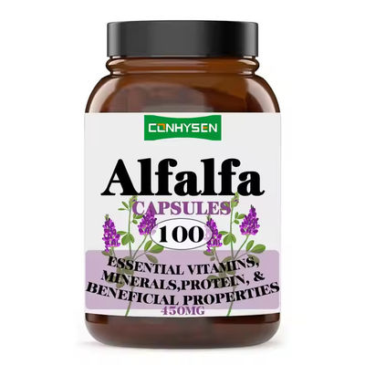 Marca privada Cápsulas de alfalfa Suplemento de hierbas Cápsulas de desintoxicación del hígado