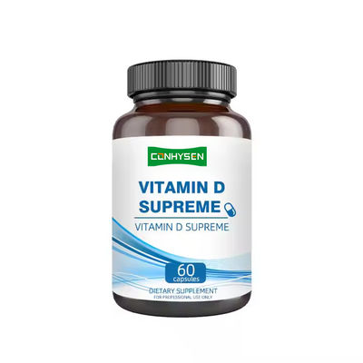 Suplemento multivitamínico cápsulas Vitamina D apoya la salud del sistema inmune cardíaco