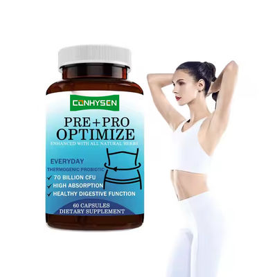 Prebióticos 70 mil millones de UFC Suplementos mejoran el metabolismo Digestión saludable