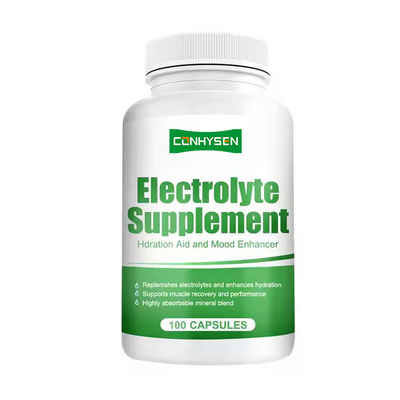 Las cápsulas de electrolitos mejoran la hidratación.