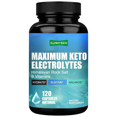Cápsulas de electrolitos para mejorar el manejo de la energía Keto Suplementos de electrolitos OEM