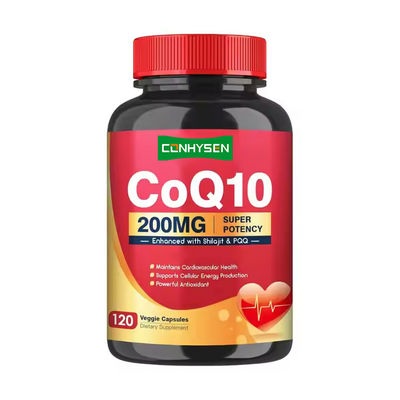 CoQ10 cápsulas súper potencia Shilajit suplemento dietético mejora la función cognitiva