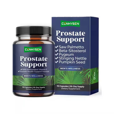Cápsulas de próstata Saw Palmetto Apoyo al bienestar masculino Tratos urinarios 90 cápsulas