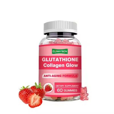 Glutatión Colágeno Brillo Gums Mejora la Elasticidad de la Piel Blanqueamiento de la Piel 2.5-3g/Gummy
