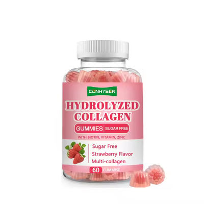 Suplemento de colágeno hidrolizado Los chicles con biotina, vitamina y zinc fortalecen la salud ósea