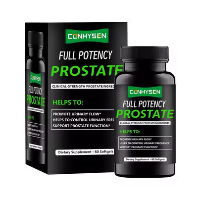 Saw Palmetto Softgels de próstata para hombres promueve la salud del flujo urinario