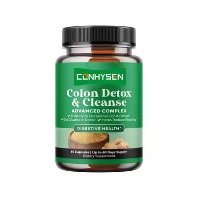 Las cápsulas de limpieza de desintoxicación del colon de OEM apoyan la desintoxicación digestiva para quemar grasa