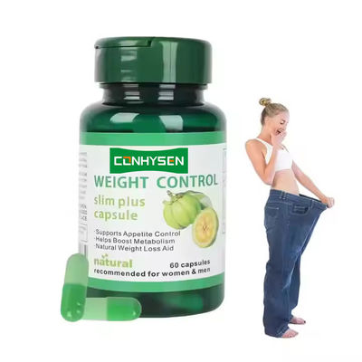 60 Cápsulas Control de peso Cápsulas Suplemento de hierbas Garcinia Cambogia Píldoras para bajar de peso