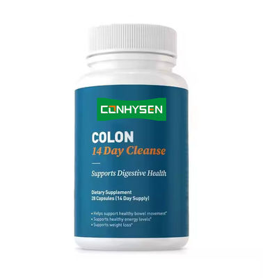 Colon 14 días de limpieza de cápsulas de apoyo saludable movimiento intestinal Slim Fit cápsula
