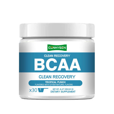 Polvo de BCAA para una Recuperación Limpia: Apoya el Equilibrio de Fluidos y la Reparación Muscular, Sin Azúcar