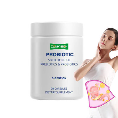 Cápsulas de probióticos de suministro de fábrica Cápsulas de mezcla de probióticos Refuerza el sistema digestivo con prebióticos