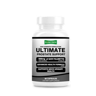 Personalización de fábrica Cápsulas Ultimate Prostate 600mg de Saw Palmetto Reducen la caída del cabello