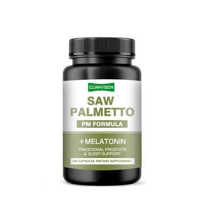 Las cápsulas de Saw Palmetto personalizadas de alta calidad apoyan la función de la vejiga