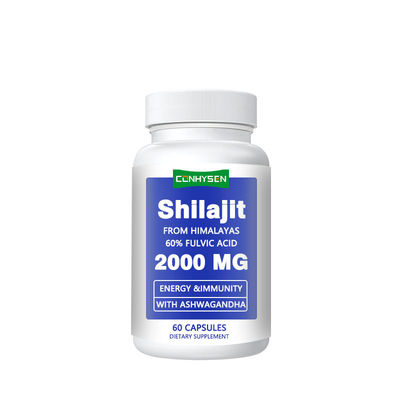 Las cápsulas 100% naturales de Shilajit del Himalaya apoyan la energía y la función inmunológica