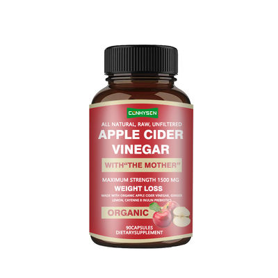 Cápsulas de Vinagre de Sidra de Manzana Impulsan la Pérdida de Peso con Madre Suplemento Adelgazante